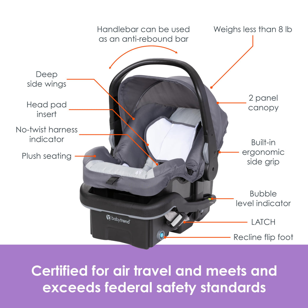 Single to Double Modular Stroller Travel System with Infant Car Seat M64561