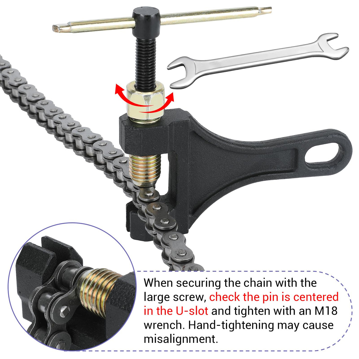 Motorcycle Chain Breaker Tool T958454