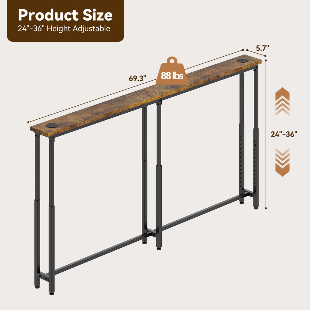 Narrow Console Table U75425
