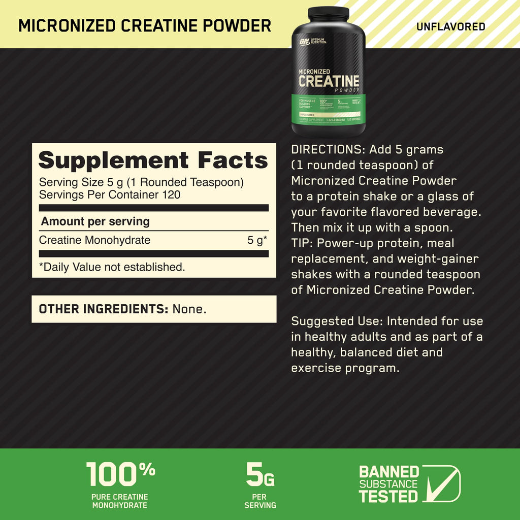 Double Rich Chocolate Whey Protein Powder with Unflavored Creatine Monohydrate R27046