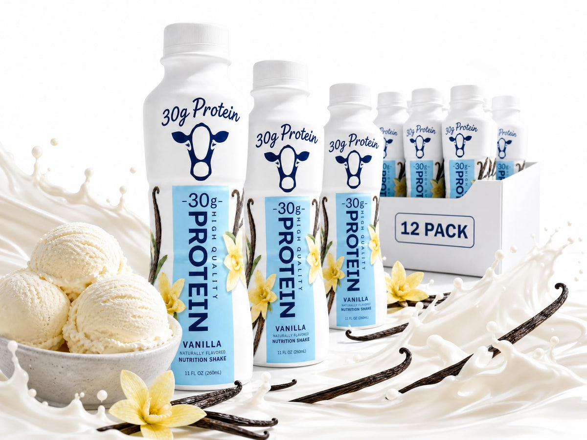 Vanilla Protein Shake 30g Protein 12 Pack V8636
