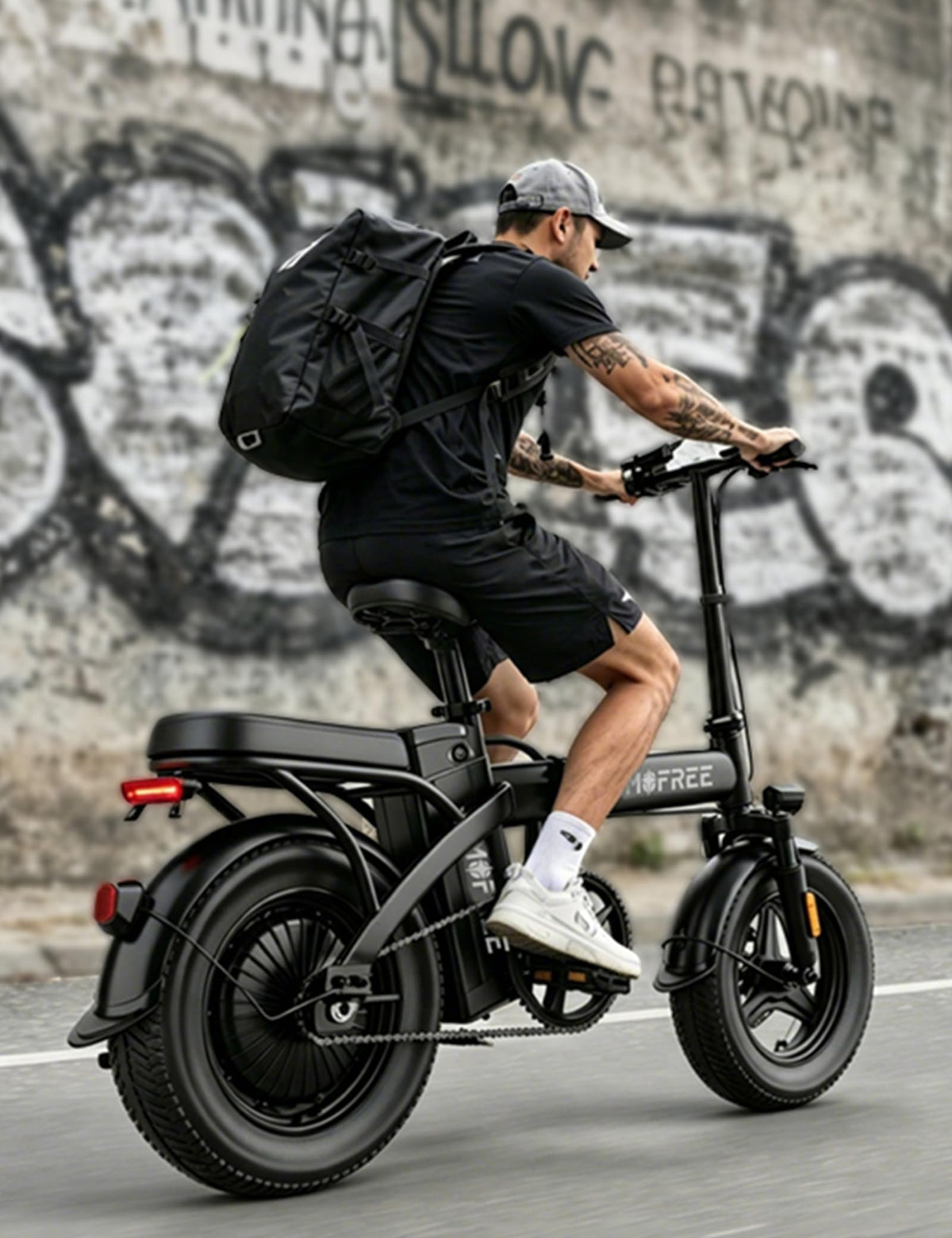 Folding Electric Bike 48V 22.5Ah 750W Fat Tire D6064