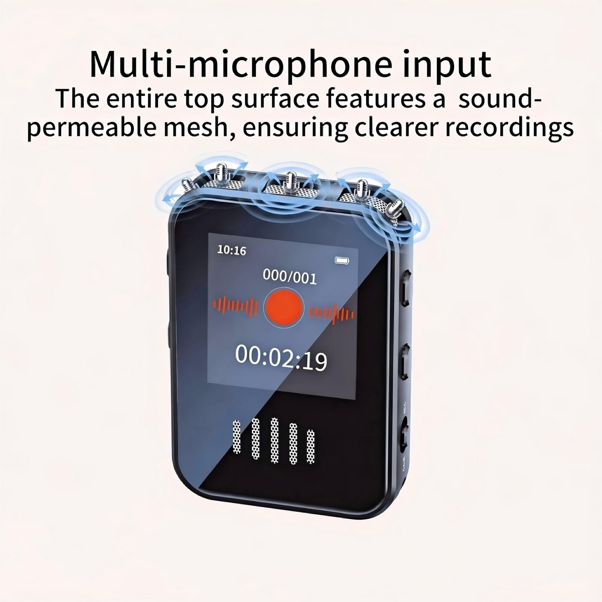 Voice-Activated Recorder with Playback M869
