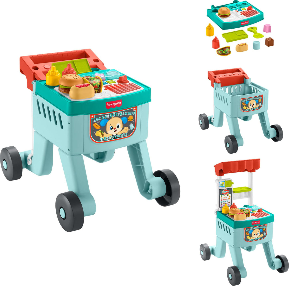 Baby Learning Toy 4-in-1 Walker with 14 Pieces K50223
