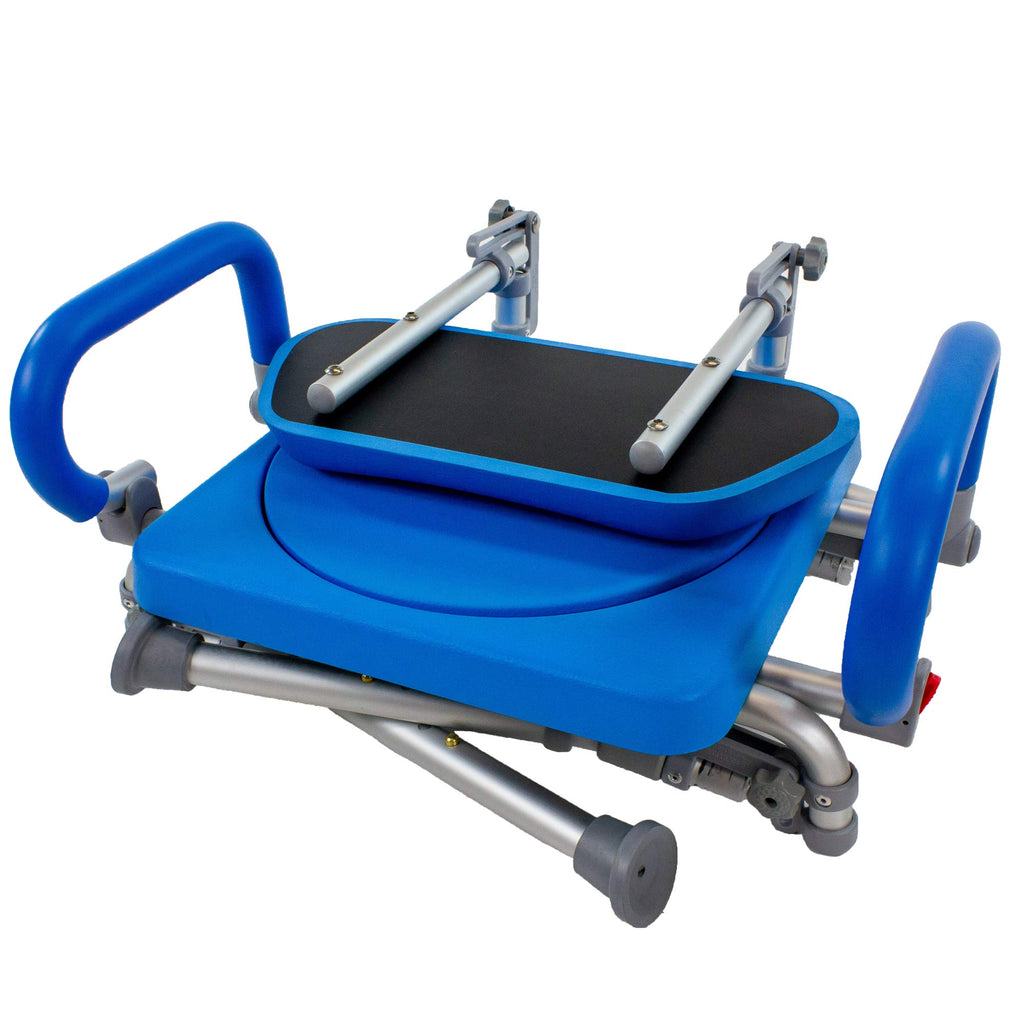 Folding Shower Chair with Padded Seat Armrests Backrest G51802