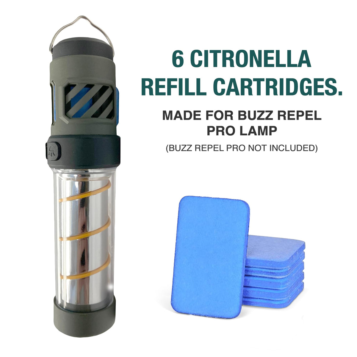 Mosquito Repellent Outdoor Lantern with 6 Citronella Refills N741351
