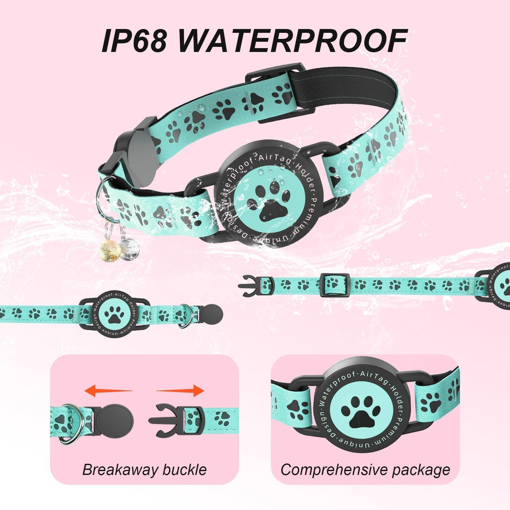 GPS Cat Tracker Collar Blue V5749