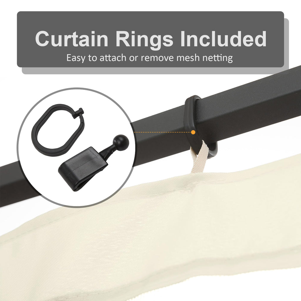 10' x 13' Replacement Mesh Sidewall Netting I77125