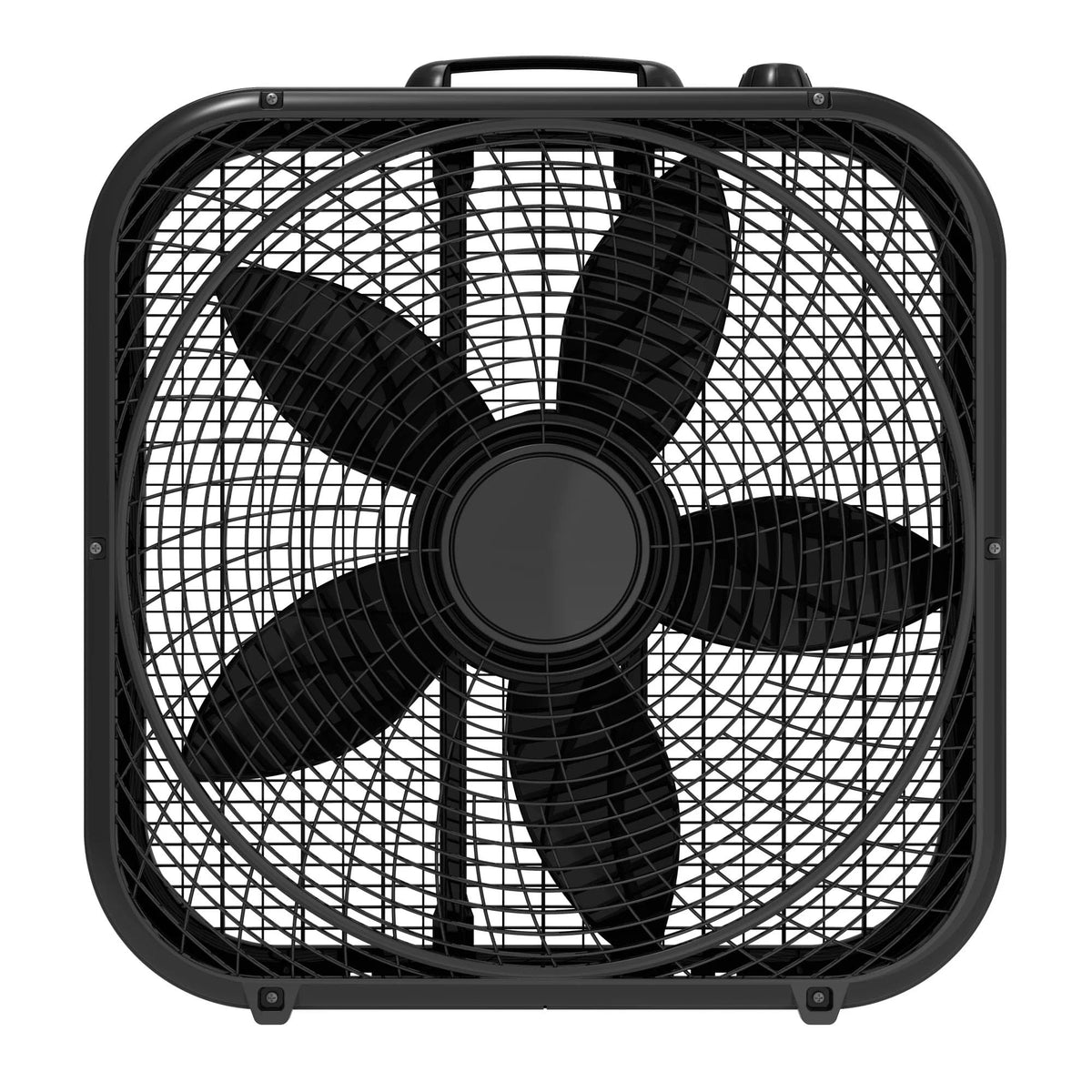 20" Classic Box Fan, 3 Speeds, Black D925