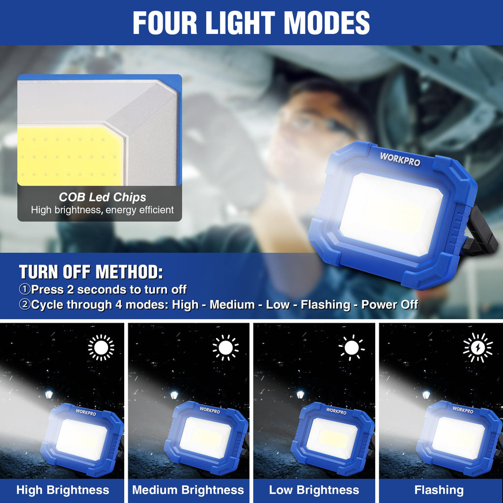 LED Rechargeable Magnetic Work Light 2000LM Z25382