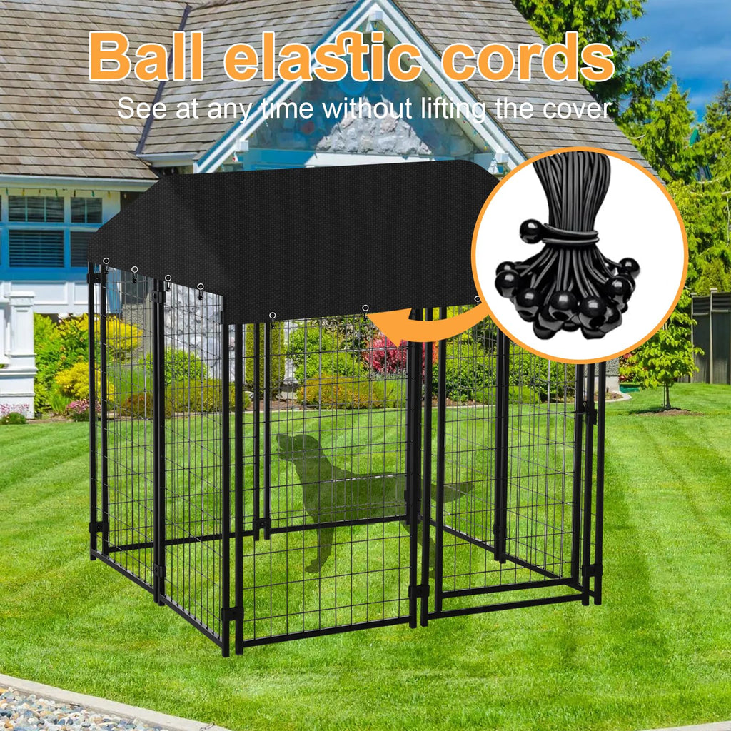 10' x 5' Heavy Duty Waterproof Oxford Cloth Dog Kennel Cover E651987