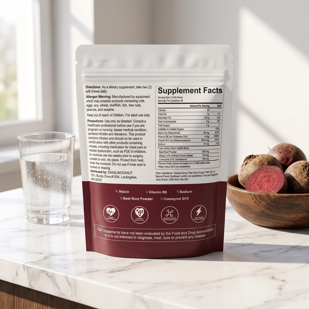 Beets Chews Dietary Supplement, 60 Count R22561