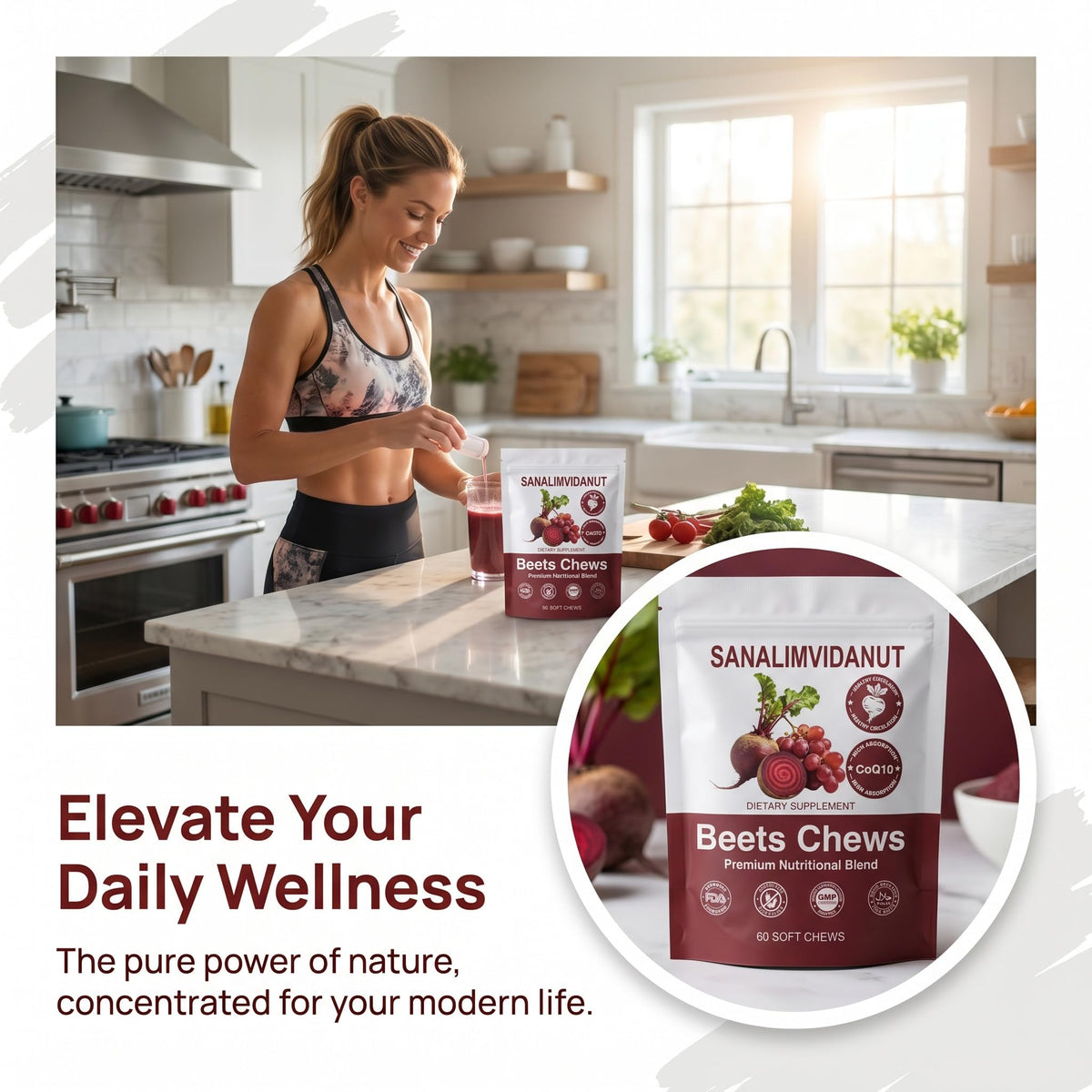 Beets Chews Dietary Supplement, 60 Count R22561