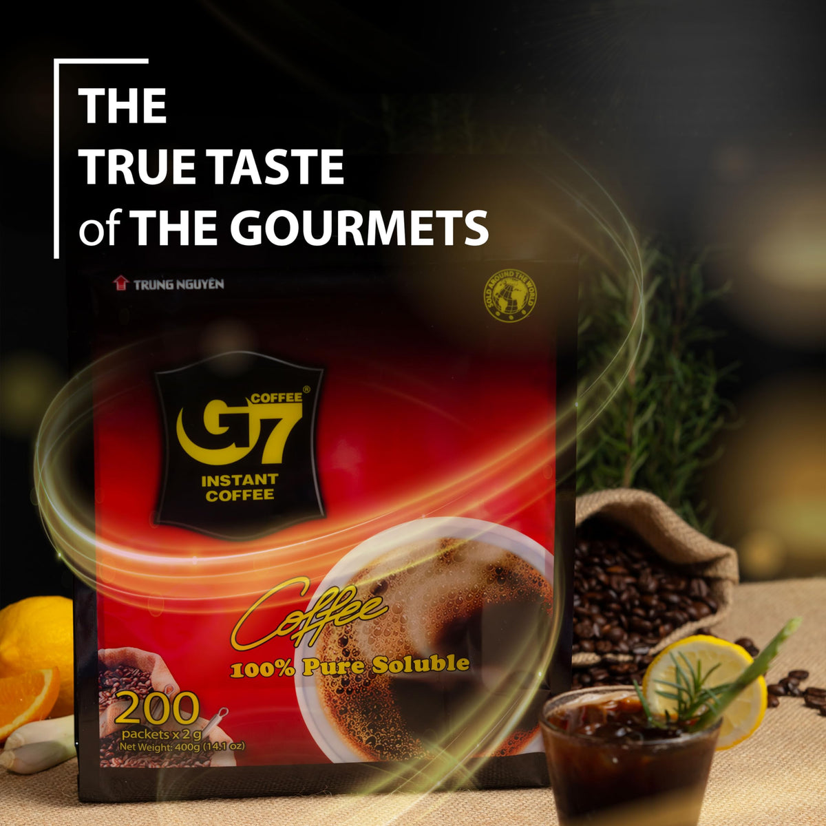 Black Instant Coffee 200 Sachets M506555