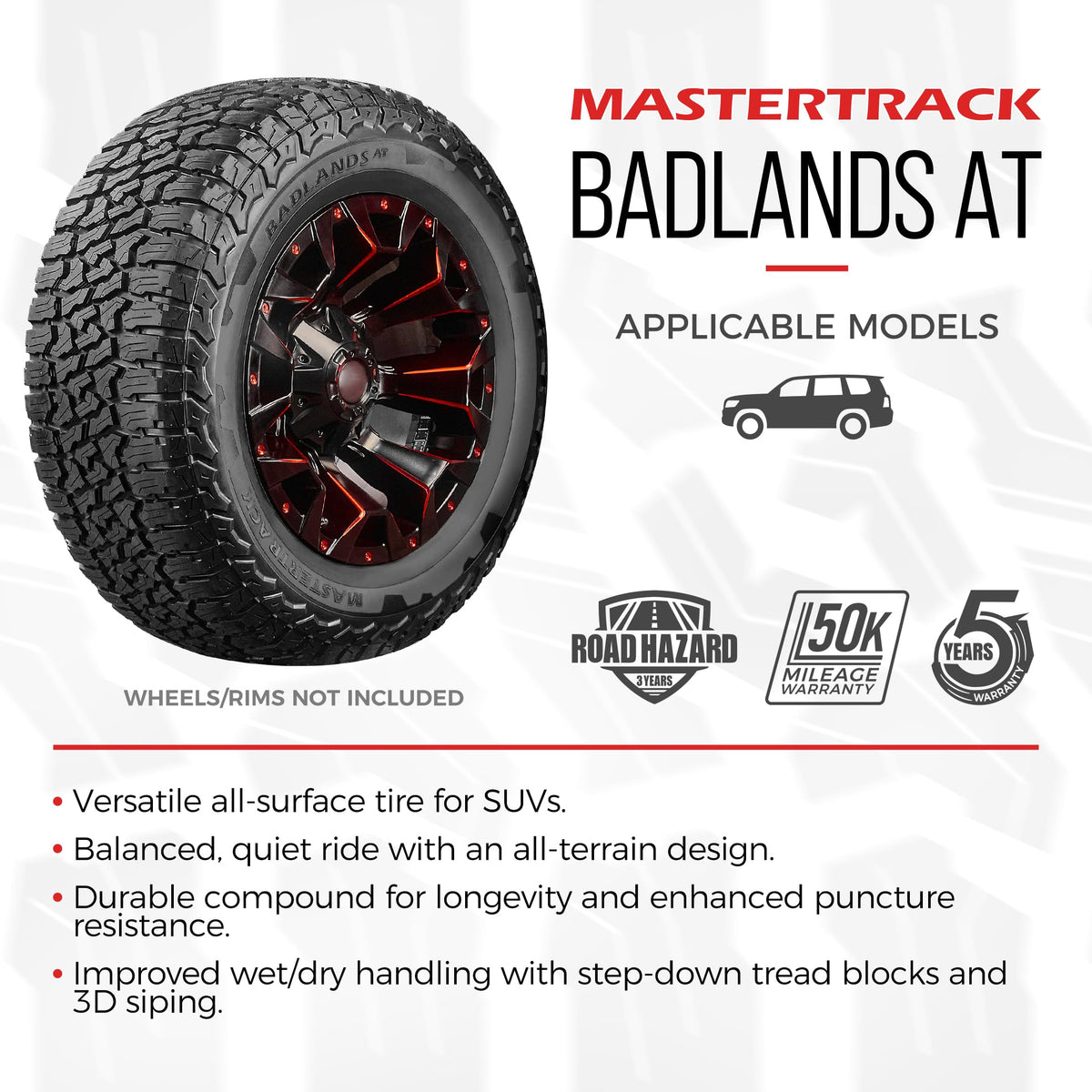 Set of 2 All Terrain SUV Tires 275/60R20 T1071
