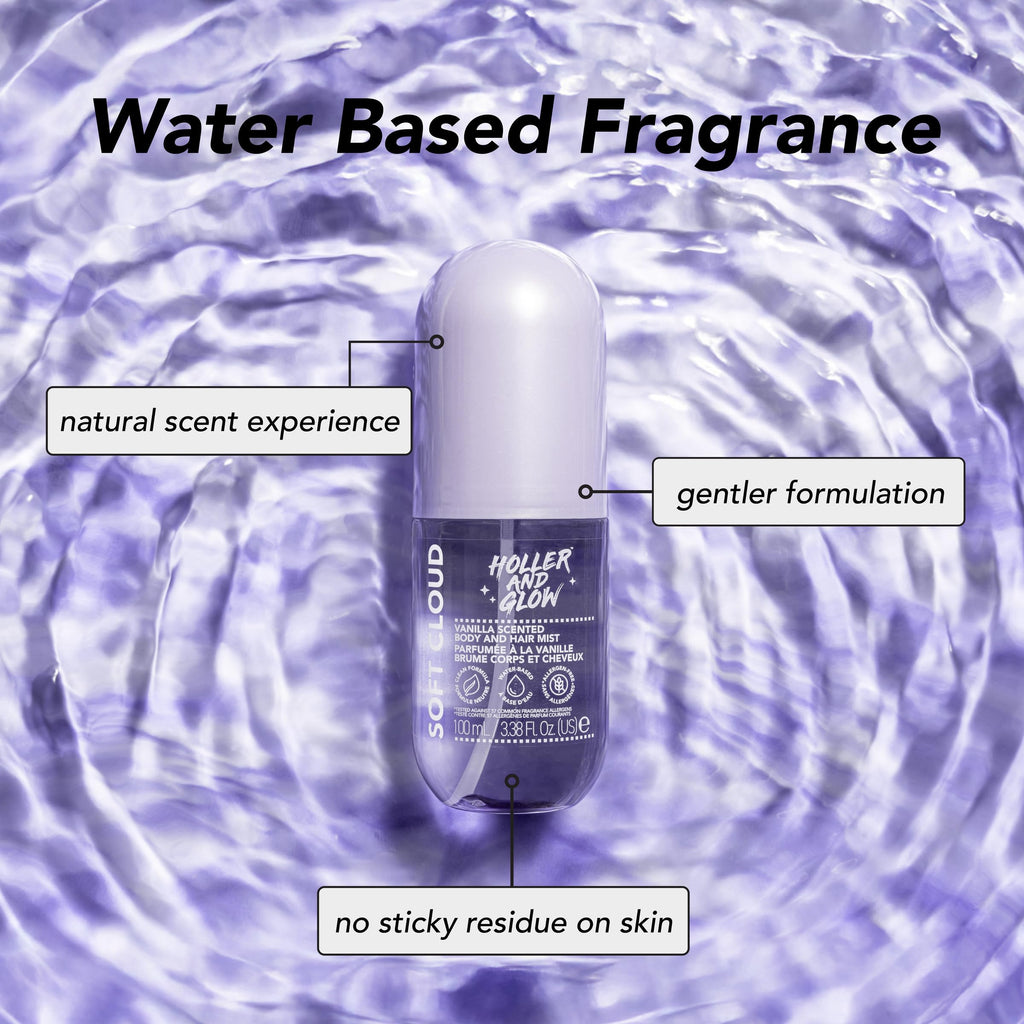 Vanilla Scented Body And Hair Mist, 3.38 Fl Oz J707