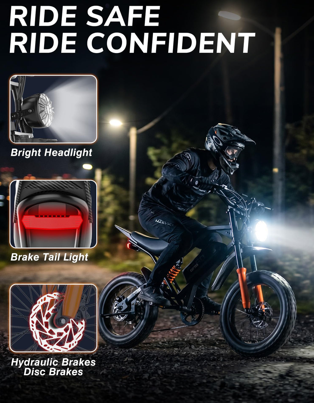 5500W Electric Dirt Bike with 48V 30AH Battery V964