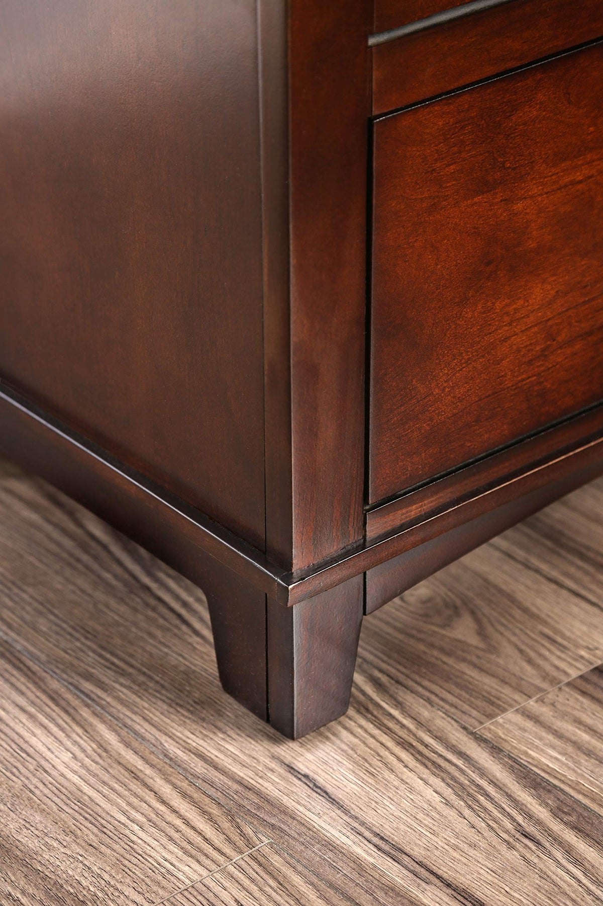 Brown Cherry 2-Piece California King Bedroom Set B285