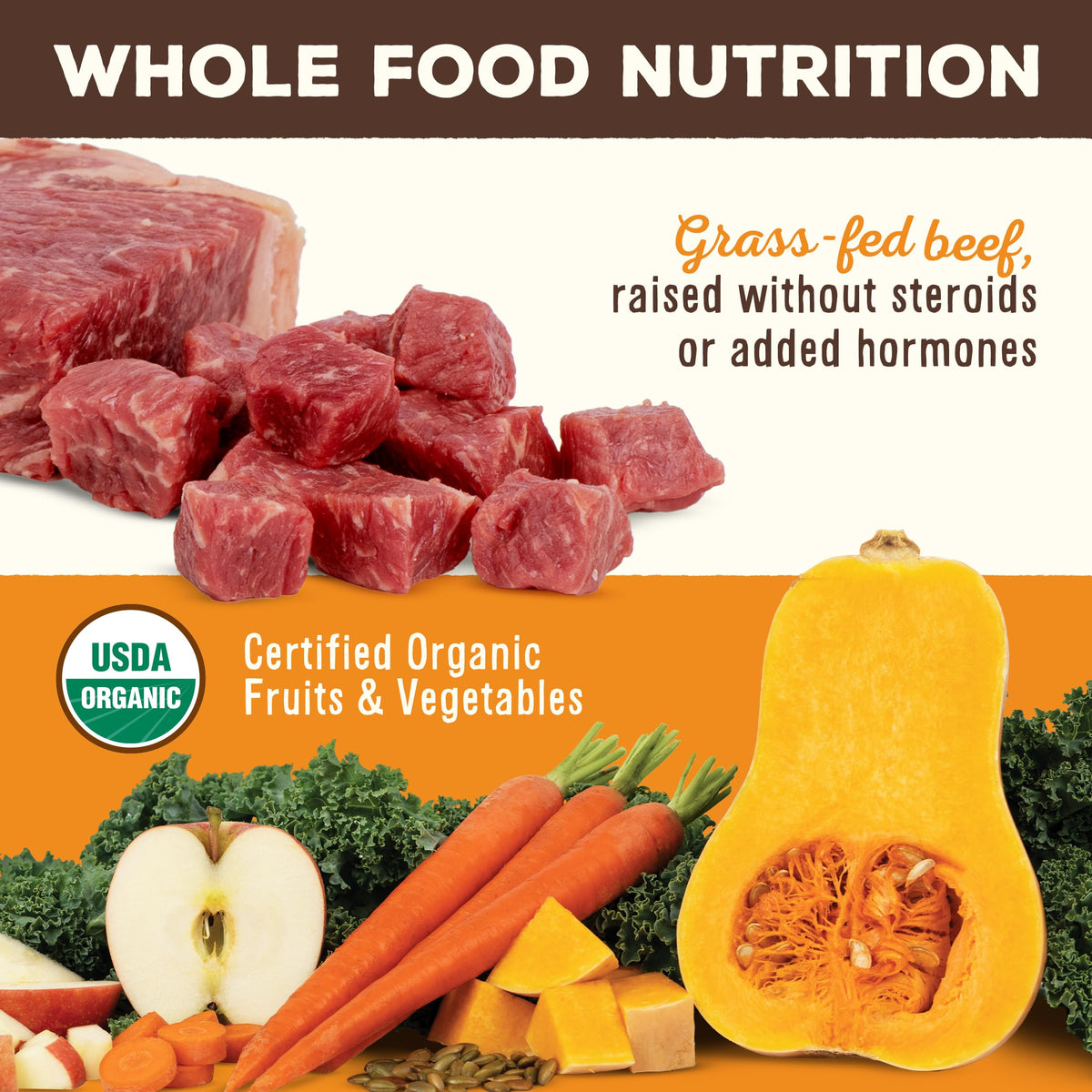 Freeze Dried Raw Dog Food Nuggets Beef 30 oz B50424