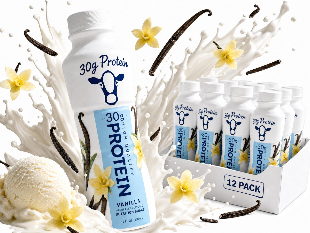 Vanilla Protein Shake 30g Protein 12 Pack V8636