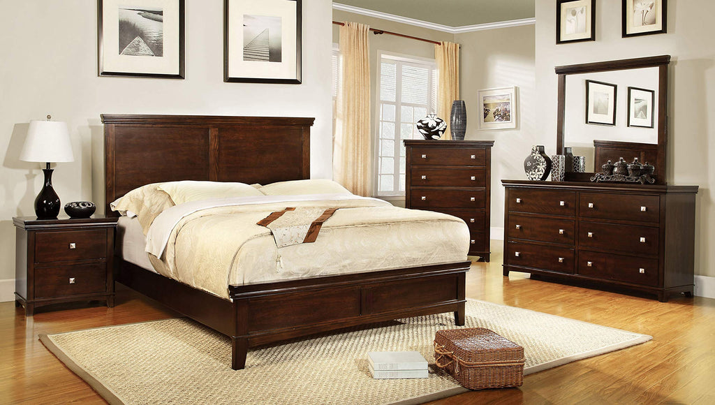 Brown Cherry 2-Piece California King Bedroom Set B285