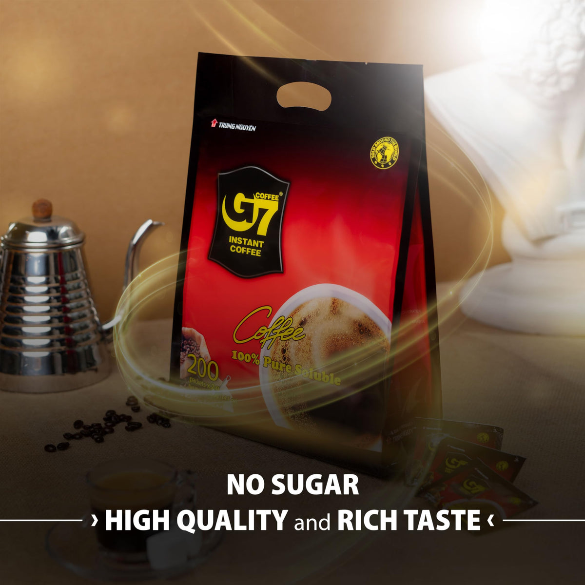 Black Instant Coffee 200 Sachets M506555