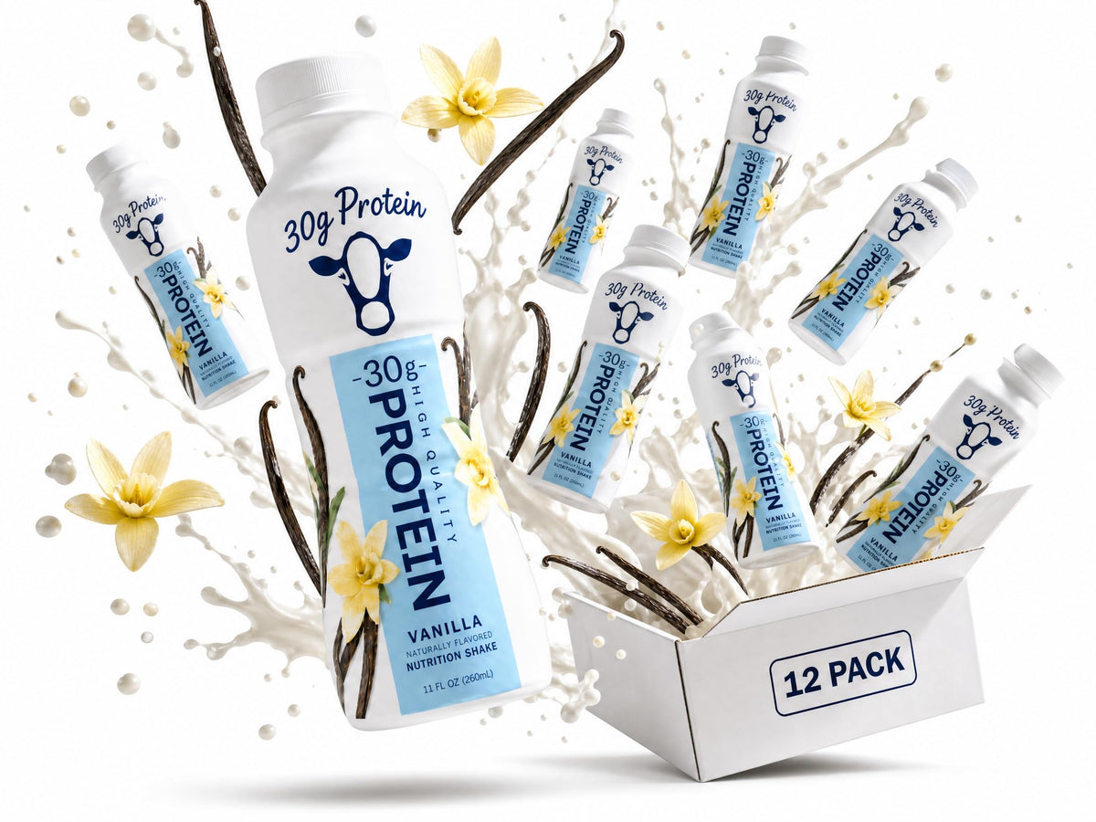 Vanilla Protein Shake 30g Protein 12 Pack V8636