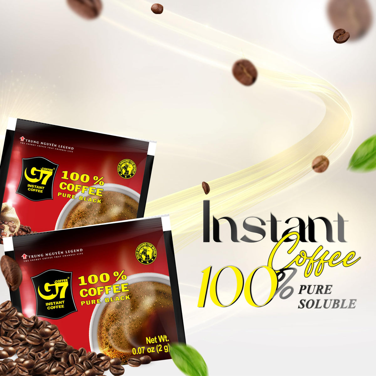 Black Instant Coffee 200 Sachets M506555
