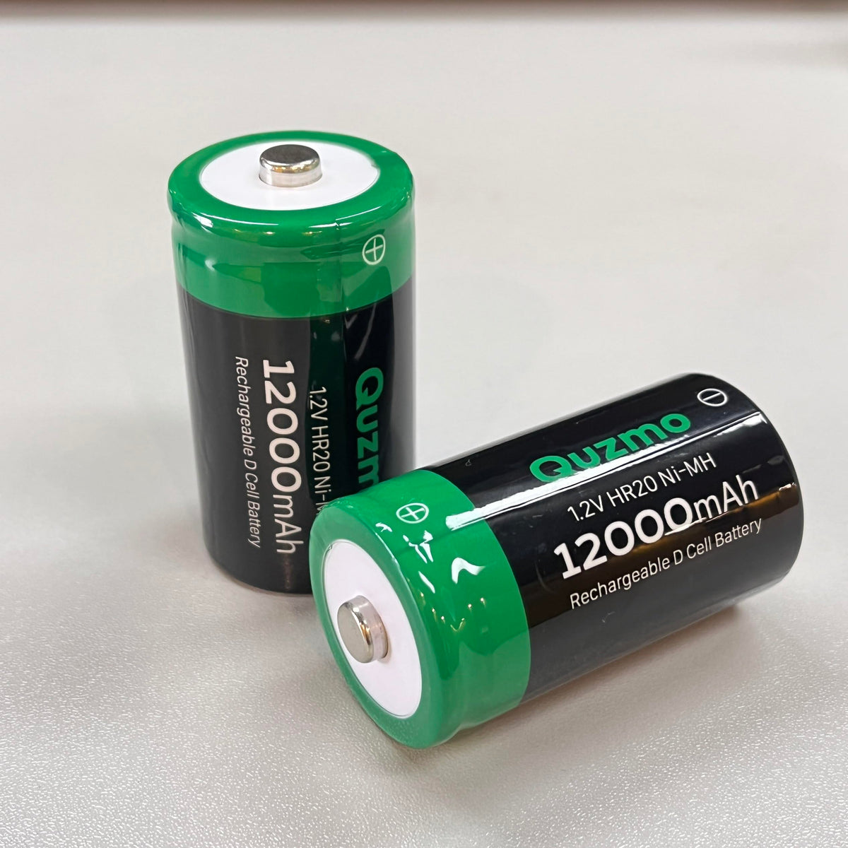 Rechargeable D Batteries, 12000mAh Ni-MH 1.2V 4-Pack X27153