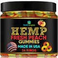 Hemp Gummies Peach Rings L9057