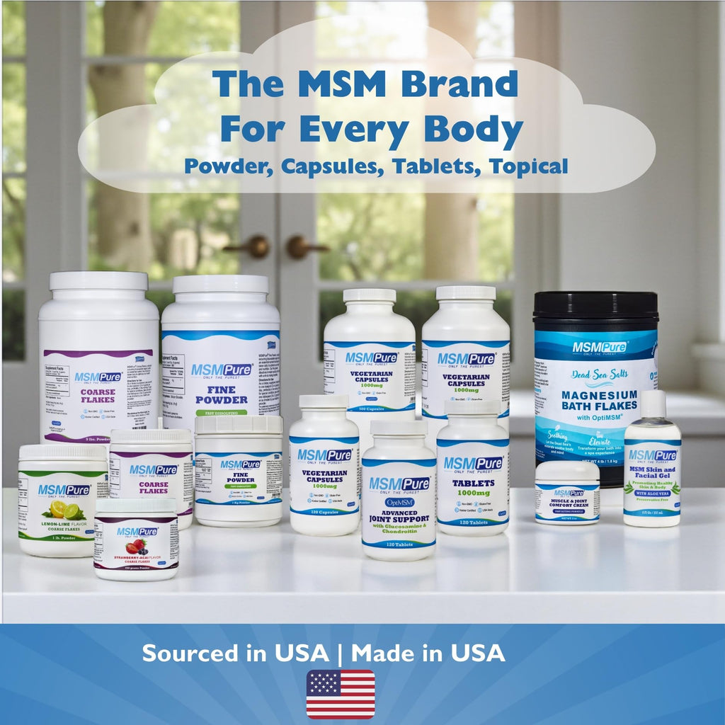 MSM 1000mg Vegetarian Capsules 120 Count B602