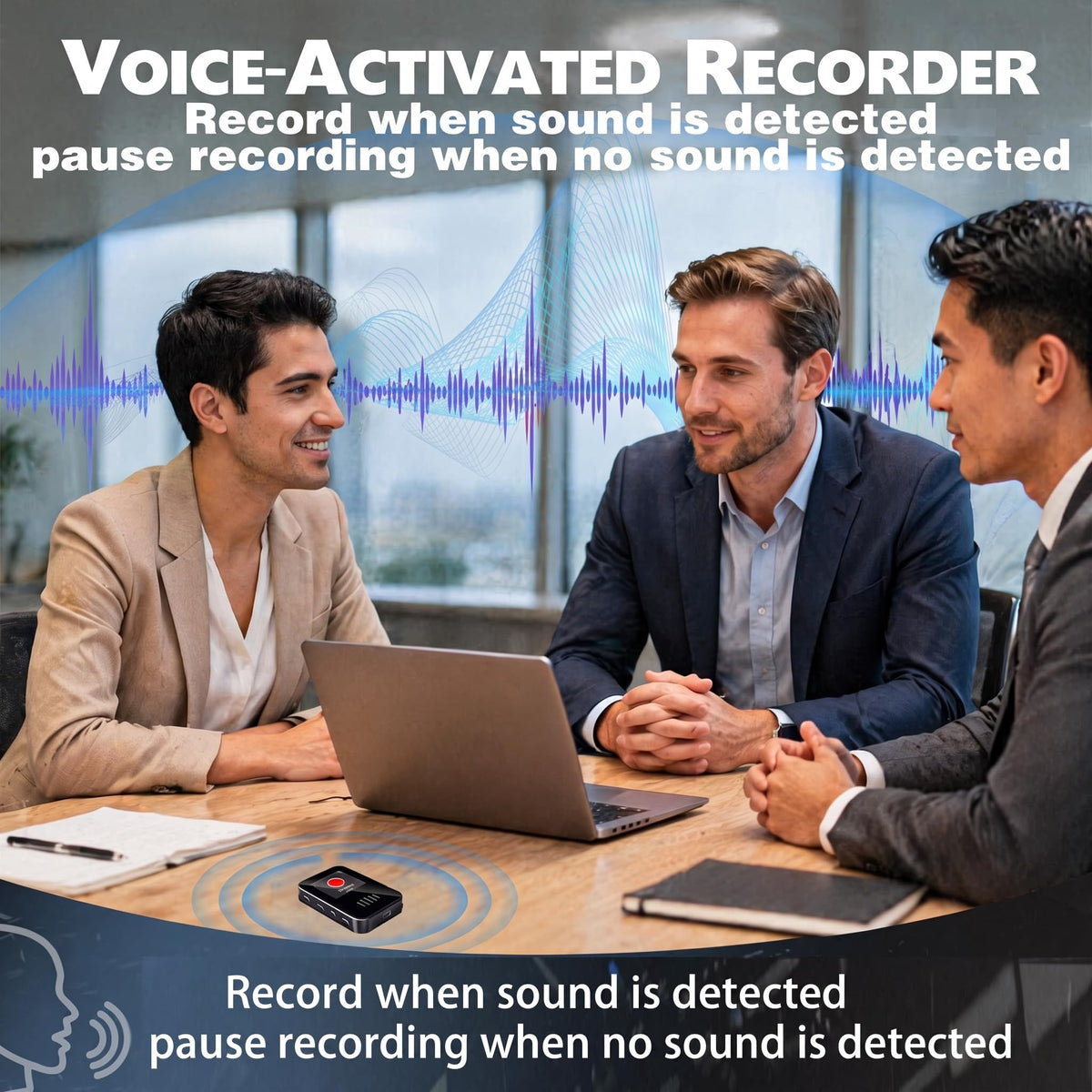 Voice-Activated Recorder with Playback M869