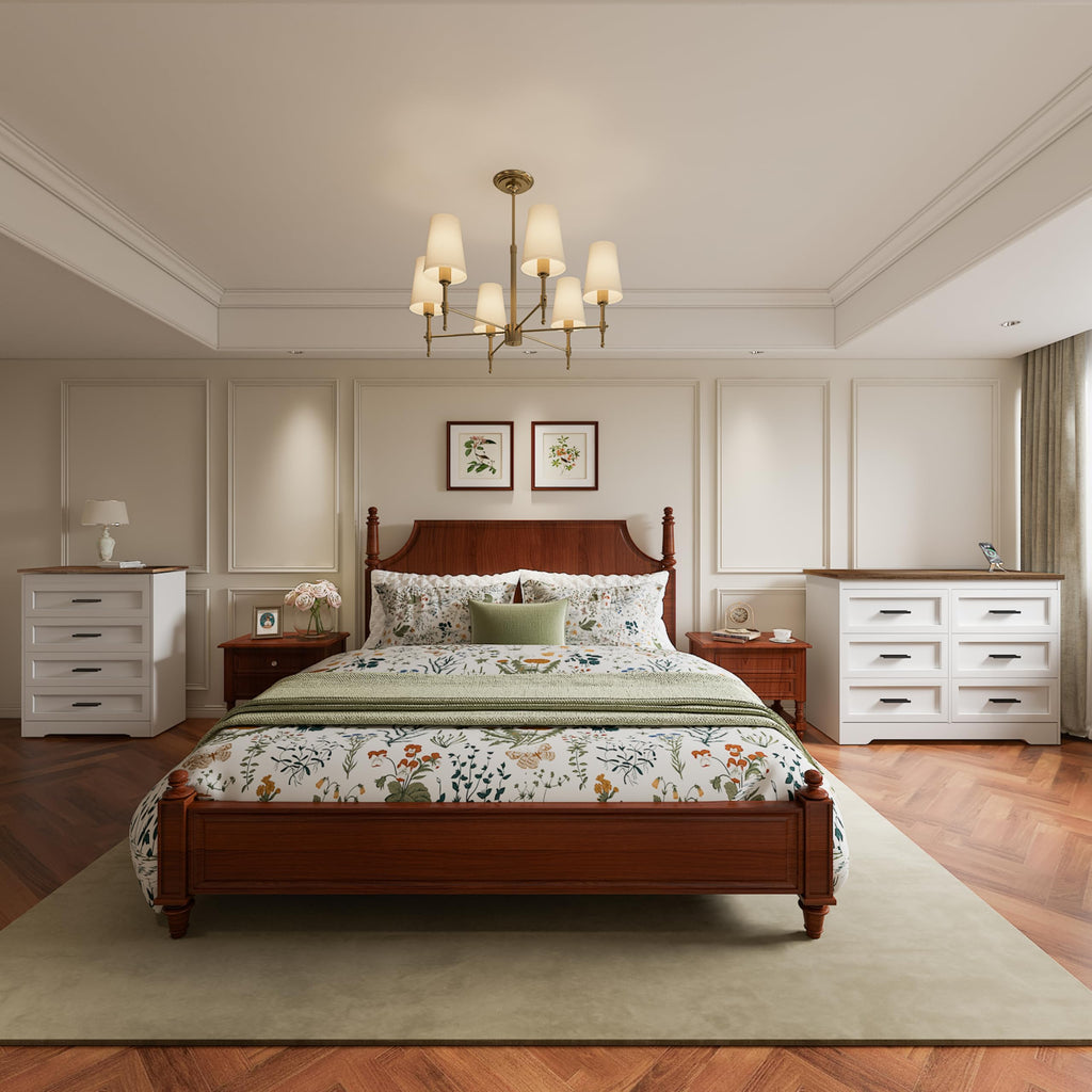 White 4 Drawer Dresser Q744968