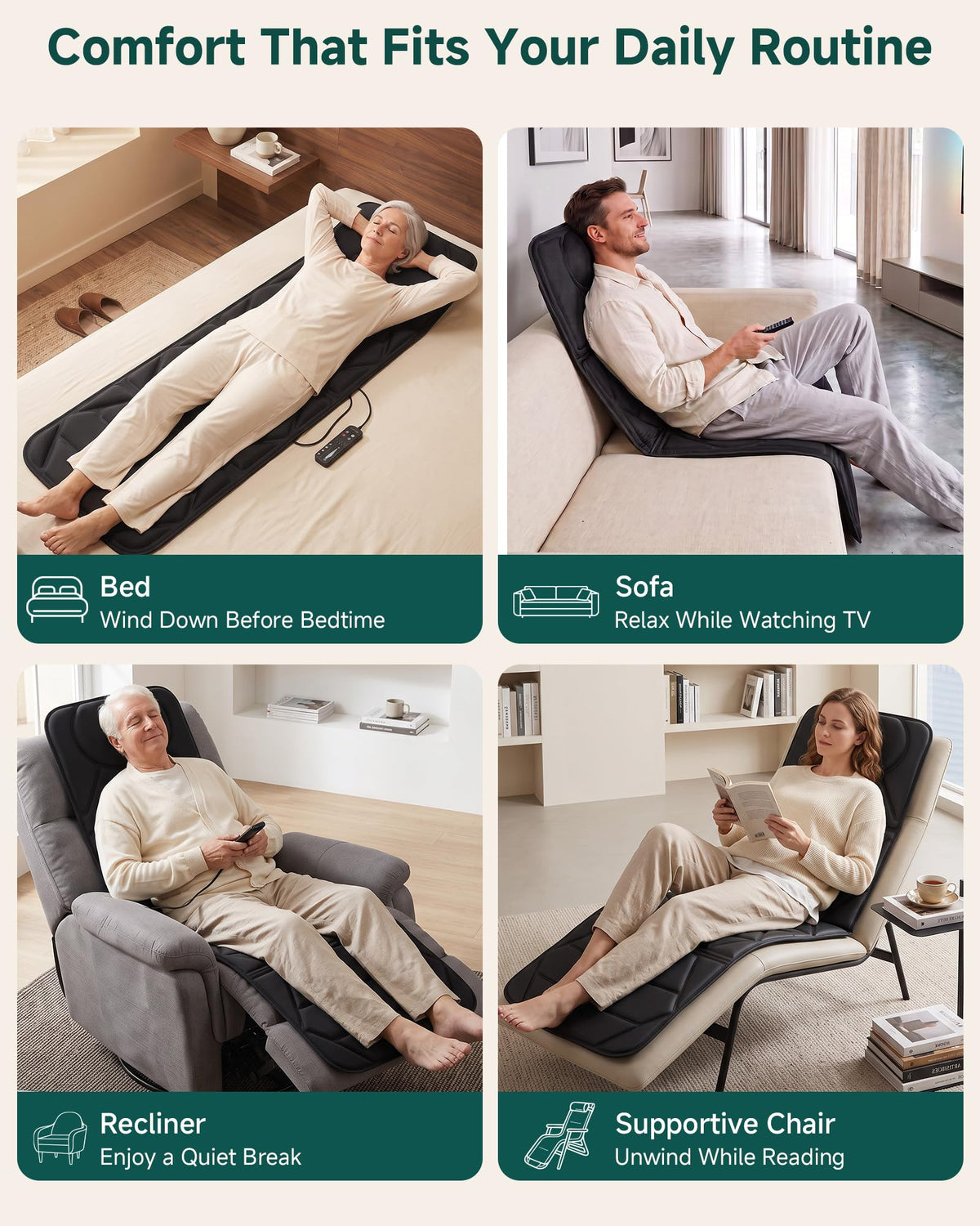 Full Body Massage Mat with Heat P193