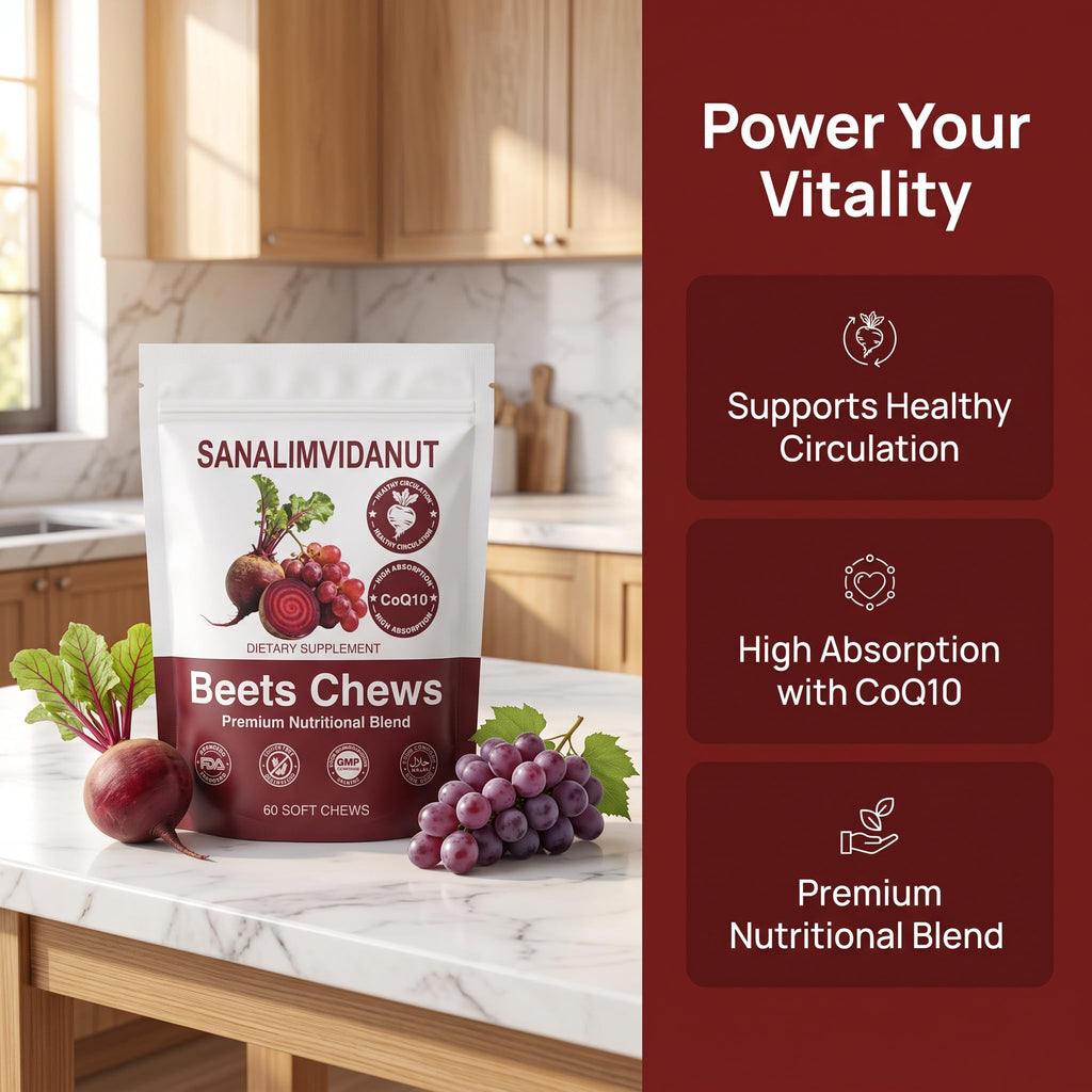 Beets Chews Dietary Supplement, 60 Count R22561