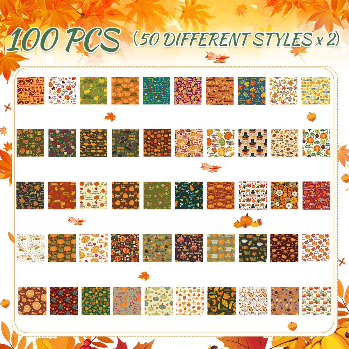 100 Pcs Fall Dog Bow Adjustable Pet Bowtie Collar W201