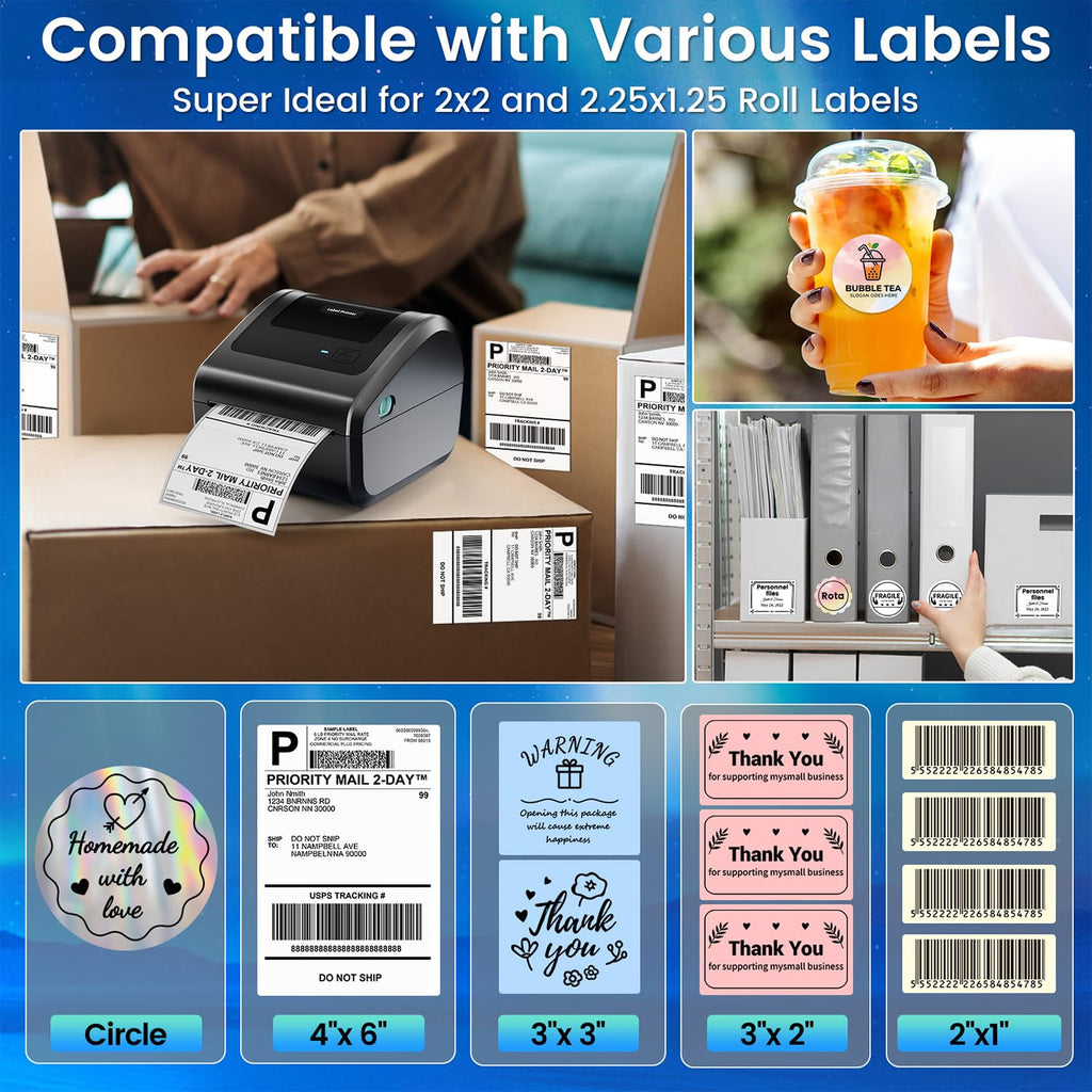 Bluetooth Shipping Label Printer P12740