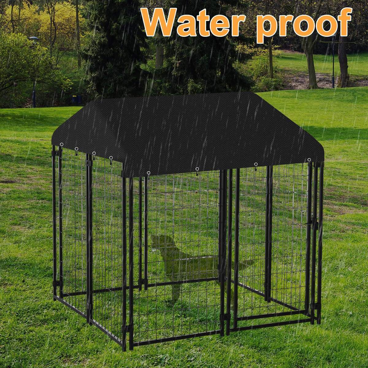 10' x 5' Heavy Duty Waterproof Oxford Cloth Dog Kennel Cover E651987